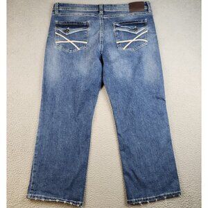 TK Axel Jeans Men's 40x30 Slim Boot Stretch Blue Denim Pants Medium Wash